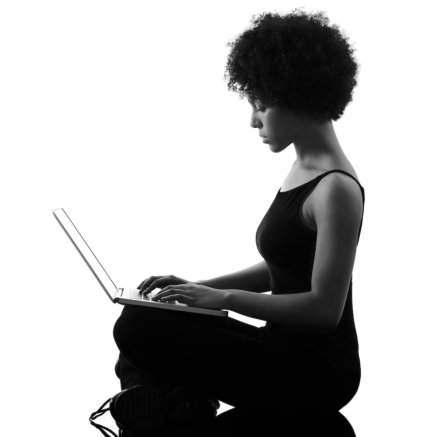 Woman on laptop